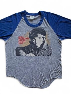 80s Bruce Springsteen E Street Raglan Tee VTG World Tour Single Stitch 20x25 LG